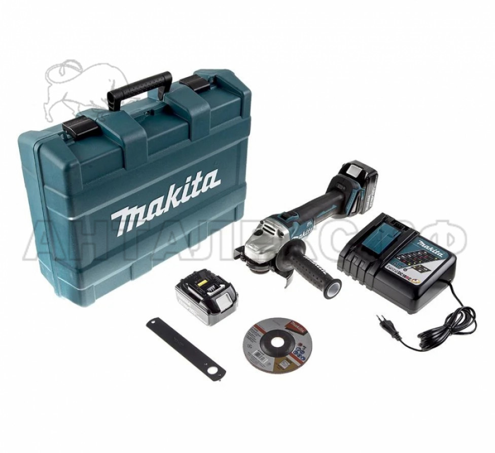 Купить УШМ аккумуляторная Makita DGA 504 RME оптом и в розницу по низким  ценам